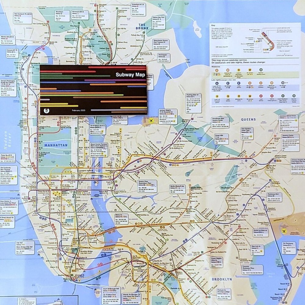 I ❤ New York Travel Guide 2023 Brochure + Love New York City Subway Train map - Picture 10 of 10